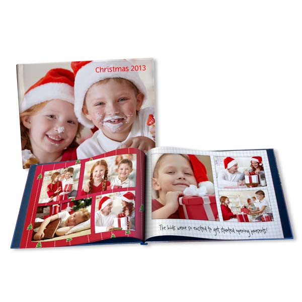 Photo Album or Guest Book - Merry Christmas Personalized Holiday