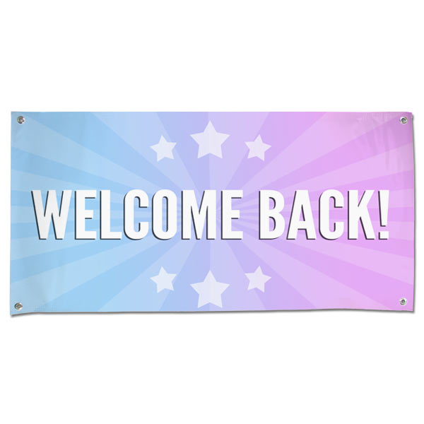 Welcome Back Party Banner | Winkflash